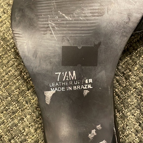 Two Lips black heeled slides (sz 7 1/2) - Picture 6 of 10